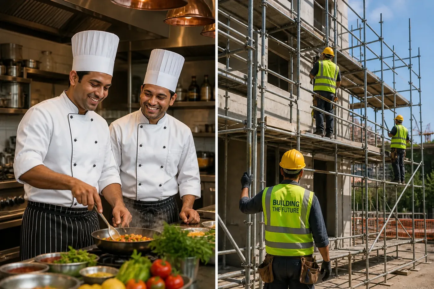 Indian workers in hospitality and construction sectors in Croatia
