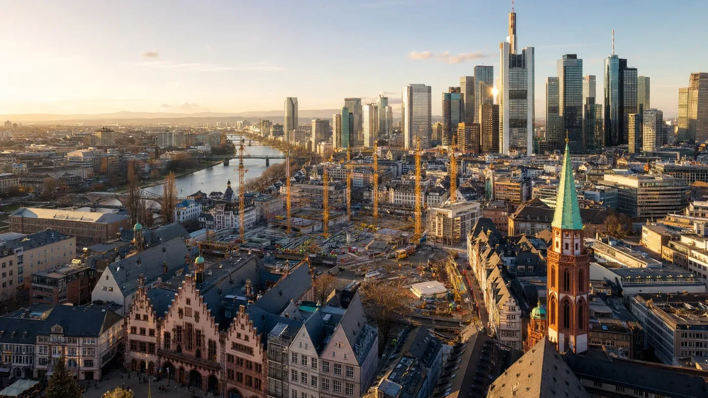 German construction workers on site — Manpower First deploys skilled Indian workers to German employers