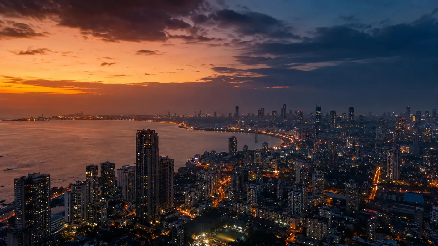 Mumbai skyline at dusk — Manpower First, recruitment agency India